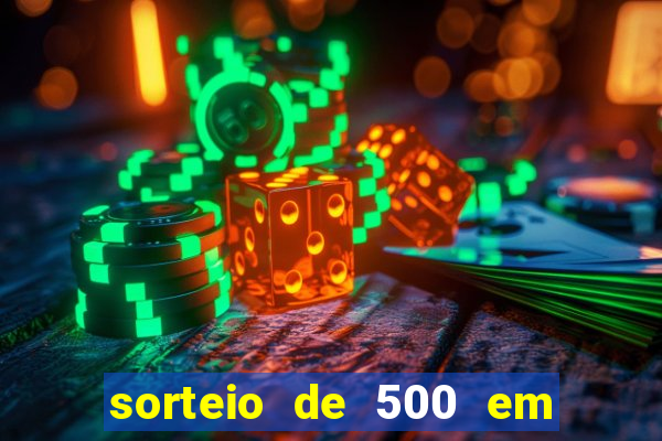 sorteio de 500 em cash toda segunda feira novibet